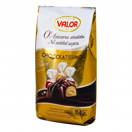 Набор шоколадных конфет Valor Gold без сахара 180г slide 1