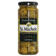 Оливки St. Michele Гордал без кісточки 358мл mini slide 1