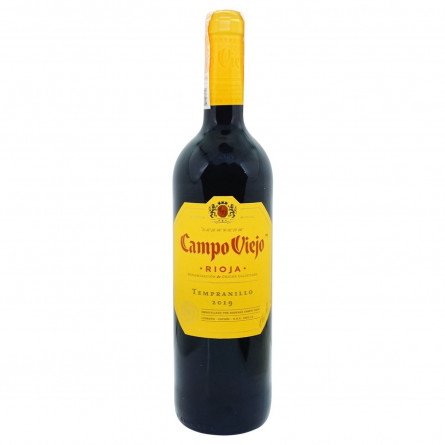 Вино Campo Viejo Rioja Tempranillo червоне сухе 10,5-15% 0,75л slide 1