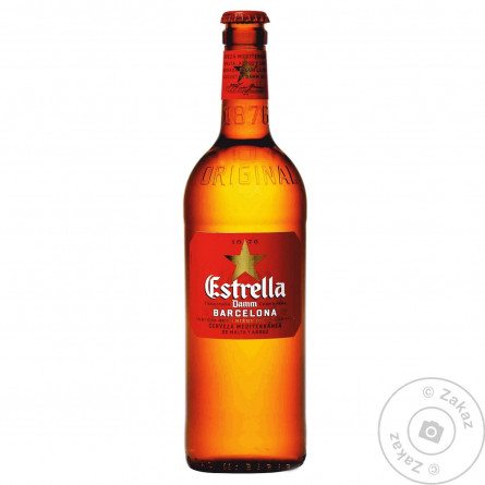 Пиво Estrella Damm Barcelona світле 4,6% 0,66л slide 1