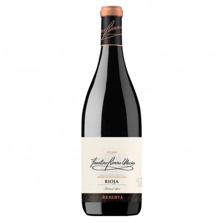 Вино Faustino Rivero Ulecia Silver Label Rioja Reserva краасное сухое 13% 0,75л slide 1