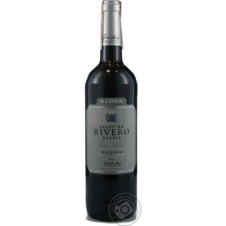 Вино Faustino Rivero Ulecia Silver Label Rioja Reserva краасное сухое 13% 0,75л slide 3