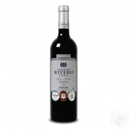 Вино Faustino Rivero Ulecia Silver Label Rioja Reserva краасное сухое 13% 0,75л slide 4