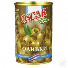 Оливки Oscar фаршированные анчоусами 300мл mini slide 2