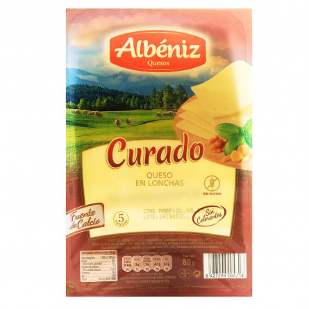 Сир Albeniz Курадо нарізаний 28,5% 80г slide 1