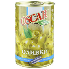 Оливки Oscar фаршированные анчоусами 300мл mini slide 1