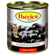 Маслины черные Iberica Chika без косточки 200г mini slide 1