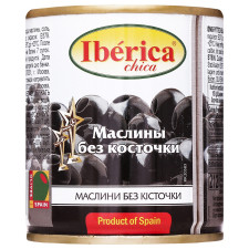 Маслины черные Iberica Chika без косточки 200г mini slide 2