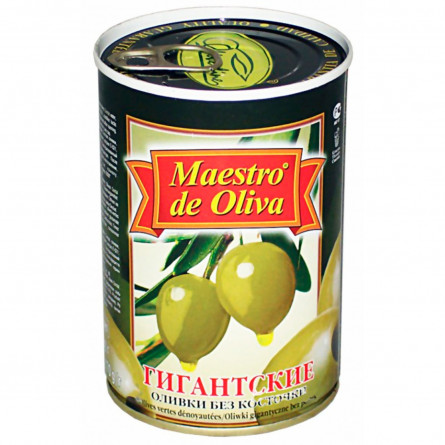 Оливки Maestro de Oliva Гігантські без кісточки 432г slide 2