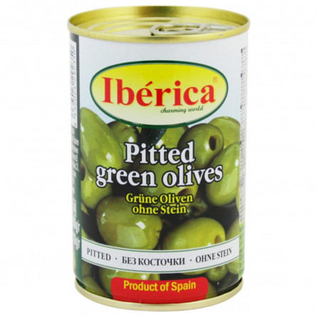 Оливки зелені Iberica без кісточки 420г slide 2