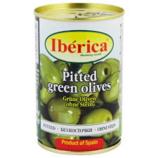 Оливки зелені Iberica без кісточки 420г mini slide 2