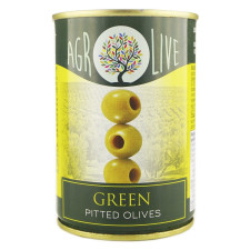 Оливки зелені Agrolive без кісточки з/б 292мл mini slide 1