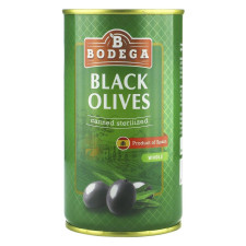 Оливки чорні Bodega з кісточкою 350г mini slide 1
