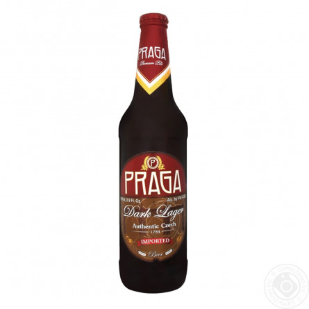 Пиво Praga темне 0,5л скло slide 1