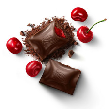 Шоколад СВІТОЧ® Exclusive черный с вишневой начинкой 240г mini slide 3