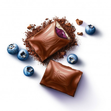 Шоколад СВІТОЧ® Exclusive молочний з чорничною начинкою 240г slide 3