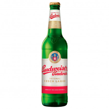 Пиво Budweiser Budvar 5% светлое 0,5л slide 1