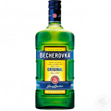 Лікерна настоянка на травах Becherovka 38% 0,35л mini slide 1