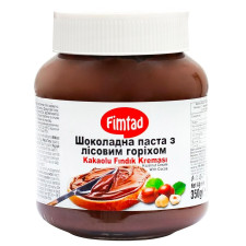 Паста шоколадна Fimtad з лісовим горіхом 350г mini slide 1