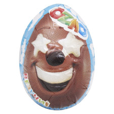 Яйце Ozmo Egg Faces з молочного шоколаду з сюрпризом 20г mini slide 2