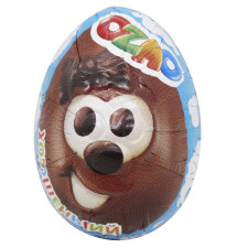 Яйце Ozmo Egg Faces з молочного шоколаду з сюрпризом 20г mini slide 3