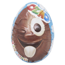 Яйце Ozmo Egg Faces з молочного шоколаду з сюрпризом 20г mini slide 4