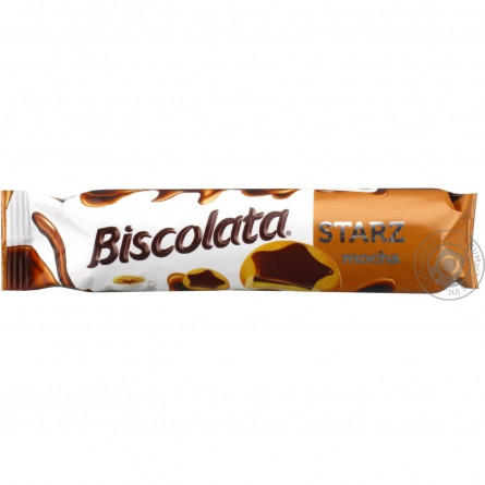 Печиво Biscolata Starz з кремом кофе Мока в молочному шоколаді 88г slide 1