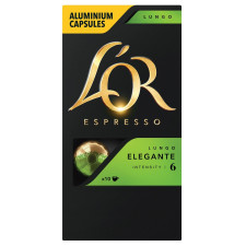 Кава мелена L`OR Lungo Elegante в капсулах 10шт 52г mini slide 3