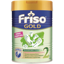 Суха адаптована молочна суміш Friso Gold 2 Lock Nutri для дитячого харчування з 6 до 12 місяців 400г mini slide 1