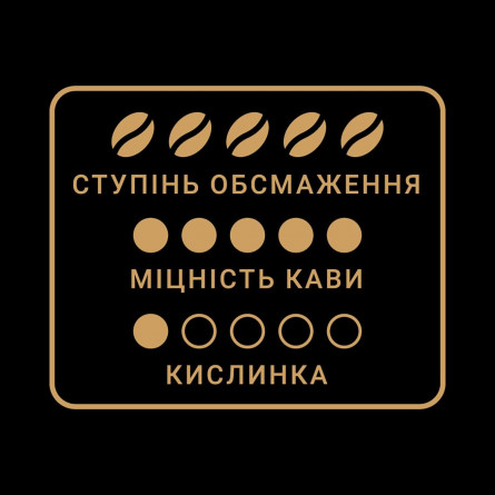 Кава Чорна Карта Еспресо в зернах 200г slide 8