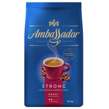 Кофе Ambassador Strong в зернах 1кг mini slide 1