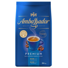 Кофе Ambassador Premium зерно 250г mini slide 1
