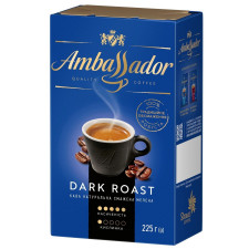 Кофе Ambassador Dark Roast молотый 225г mini slide 1
