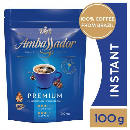 Кофе Ambassador Premium растворимый 100г slide 5