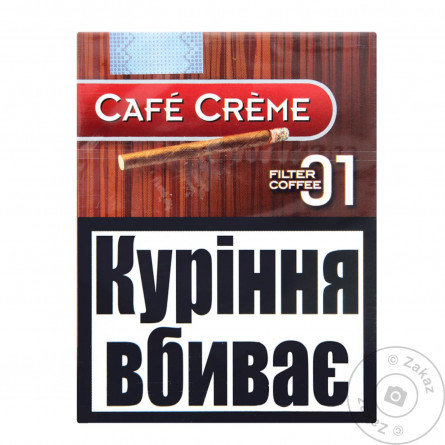 Сигари Cafe Creme filtre coffee 8шт slide 1