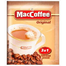 Напиток кофейный MacCoffee 3в1 Original растворимый 20г mini slide 1