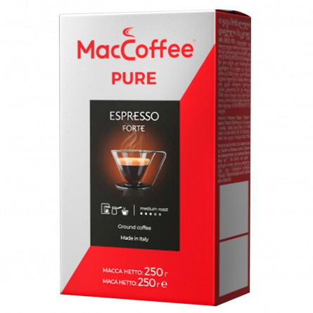 Кофе MacCoffee Pure Espresso Forte молотый 250г slide 2