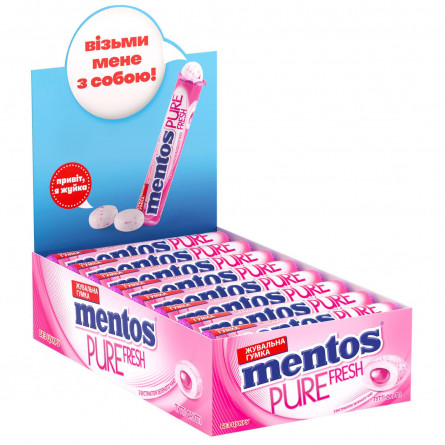 Жевательная резинка Mentos Pure Fresh Тутти-Фрутти 15,75г slide 3