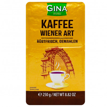 Кава Gina Kaffee Wiener Art мелена 250г slide 2