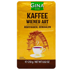 Кава Gina Kaffee Wiener Art мелена 250г mini slide 2