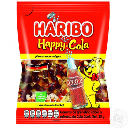 Цукерки Haribo Happy Cola желейні неглазуровані 35г slide 2