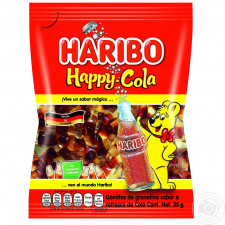 Цукерки Haribo Happy Cola желейні неглазуровані 35г mini slide 2