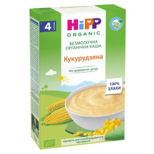Каша дитяча HiPP  Кукурудзяна безмолочна низькоалергенна органічна без цукру з 4 місяців 200г mini slide 2
