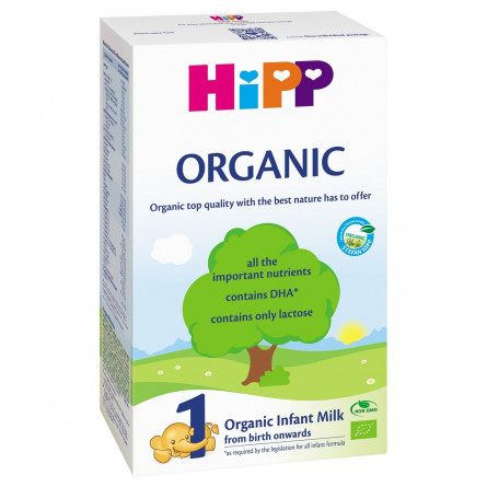 Суміш молочна HiPP Organic 1 для дітей з народження суха 300г slide 2