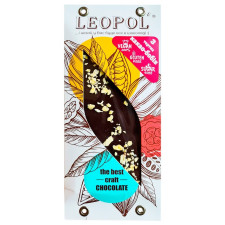 Шоколад Leopol' чорний з ананасом без цукру 75г mini slide 1