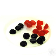Конфеты желейные жевательные Малина-Черная смородина весовые mini slide 2