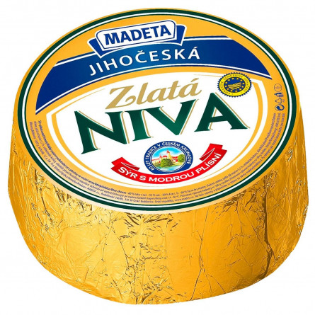 Сир Madeta Zlata Niva напівтвердий з пліснявою 60% slide 2