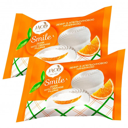 Зефир Jaco Smile с апельсиновой начинкой slide 1