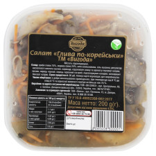 Салат Вигода Гриби гливи з овочами по-корейськи 200г mini slide 2