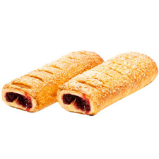 Печиво Varto Штрудель здобне з наповнювачем зі шматочками малини 440г mini slide 1